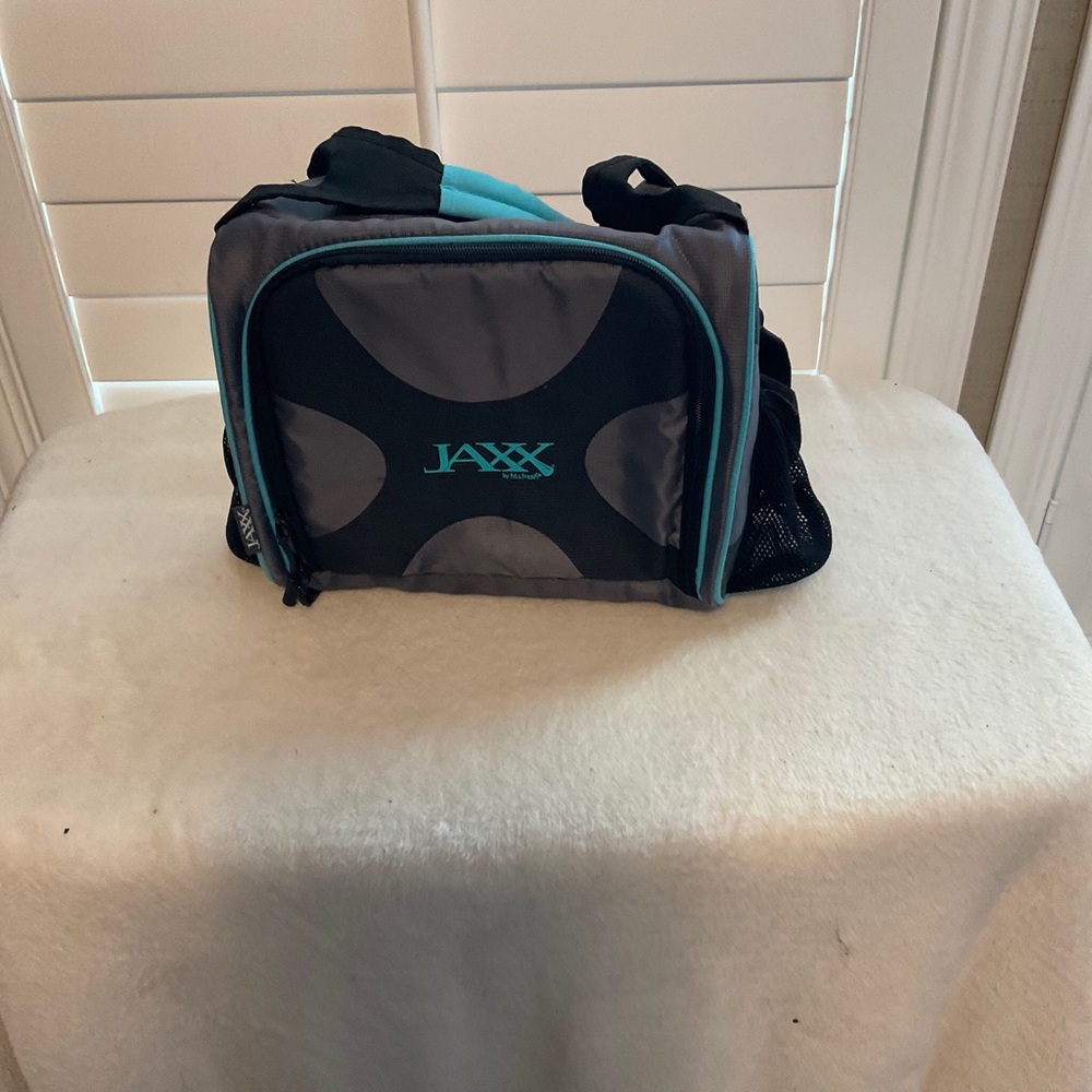 Jaxx Men’s Black & Teal Lunch Bag Cooler - Jax